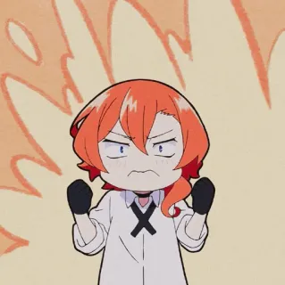 🥐 Anime, Cartoon, Figur, Wütend, Lustig, Illustration whatsapp sticker