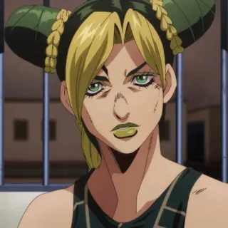 🌊 Jolyne Cujoh JoJo's Bizarre Adventure anime, jojo, jolyne, stone ocean, character telegram sticker