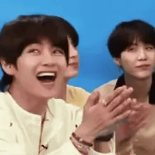 😀 kpop, bts, idol, musica, intrattenimento, applausi, felice telegram sticker