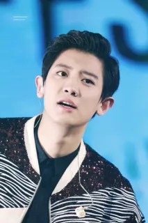 ❄️ Chanyeol K-pop, EXO, penyanyi, Chanyeol, idola, Korea, Asia telegram sticker