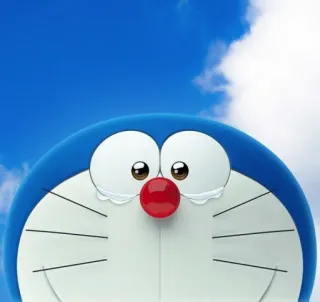🙂 Doraemon 哆啦A梦, 卡通, 动漫, 机器人, 哭 telegram sticker