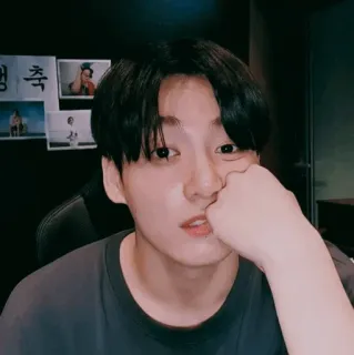 ✨ Jungkook kpop, bts, piosenkarz, idol, azjatycki, męski telegram sticker