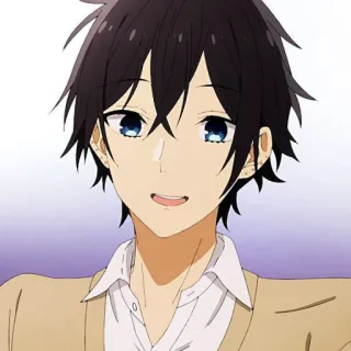 🖇 Izumi Miyamura Horimiya Anime, Manga, Postać, Portret, Kreskówka, Horimiya telegram sticker