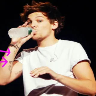 🖤 Louis Tomlinson Fat bird Луи Томлинсон, Знаменитость, Тату, Певец, One Direction telegram sticker