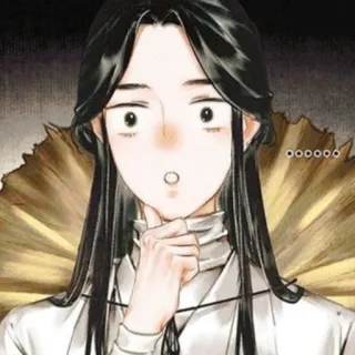 🌾 oooooo Cartone animato, Anime, Ritratto, Scioccato, Asiatico, Manga telegram sticker