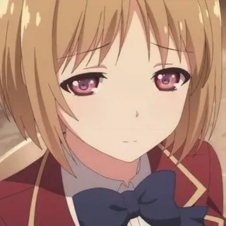 😕 Kei Karuizawa Classroom of the Elite Anime, Kei Karuizawa, Classroom of the Elite, Dễ thương, Phim hoạt hình telegram sticker