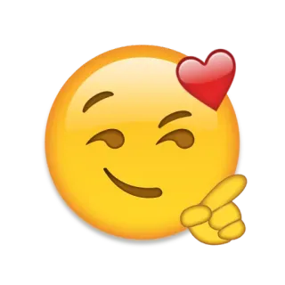 😋 Emoji, Smiley, Coração, Amor, Paquerador, Fofo telegram sticker