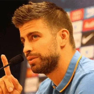 💙 Gerard Pique soccer, football, sport, celebrity telegram sticker