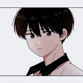 🧃 Anime, Chłopak, Kreskówka, Postać, Manga, Rysunek telegram sticker
