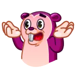 🤷‍♀️ Desenho animado, Personagem, Chocado, Surpreso, Engraçado, Fofo telegram sticker