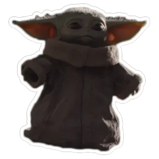 🚶‍♂️ Grogu The Mandalorian Grogu, Baby Yoda, The Mandalorian, Star Wars, imut, karakter, fiksi ilmiah whatsapp sticker
