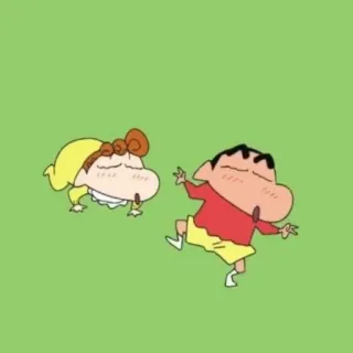 😚 Shin-chan Crayon Shin-chan Dessin animé, Anime, Bébé, Personnage, Drôle, Mignon telegram sticker
