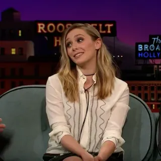 🌻 Elizabeth Olsen Attrice, Celebrità, Ritratto, Elizabeth Olsen telegram sticker