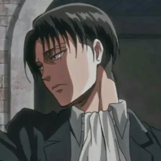 ⚔ Levi Ackerman Attack on Titan Anime, Mangá, Soldado, Capitão, Ackerman whatsapp sticker
