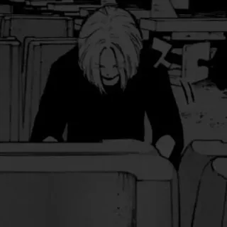 🕳 creepy, horror, scary, anime, manga, disturbing telegram sticker