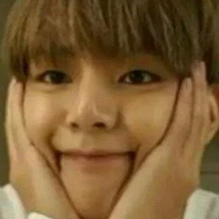 ☺️ kpop, idol, portrait, lächeln, junge, person, gesicht, glücklich telegram sticker