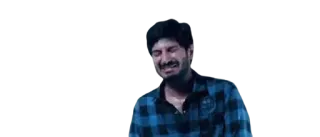 😭 uomo, piangere, triste, espressione, emozione, ritratto telegram sticker