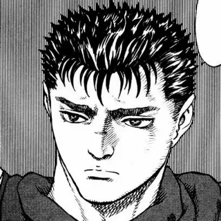🗡️ Guts Berserk อนิเมะ, มังงะ, เบอร์เซิร์ก, กัส, ตัวละคร telegram sticker