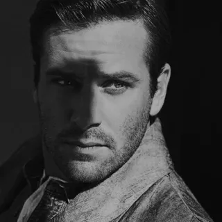 🖇 homem, retrato, preto e branco, bonito, sério, ator telegram sticker