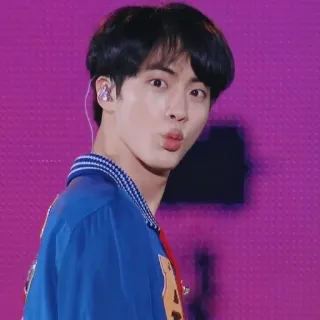 🐹 Jin kpop, sänger, musik, idol, promi, porträt telegram sticker