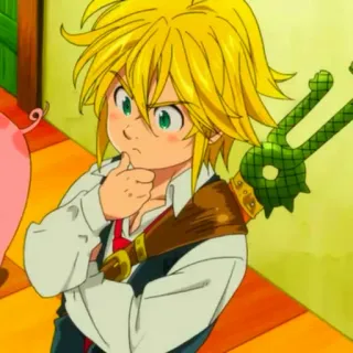 🤔 Meliodas Seven Deadly Sins Аниме, Манга, Персонаж, Мелиодас, Семь смертных грехов telegram sticker