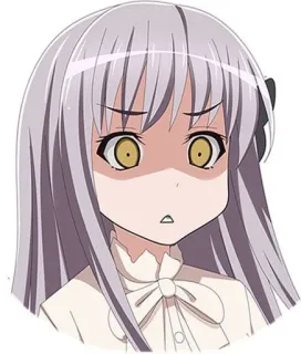 👿 Anime, Garota, Brava, Expressão telegram sticker