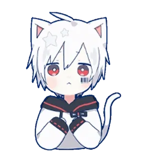 😍 Anime, Mèo, Dễ thương, Manga, Chibi, Hoạt hình whatsapp sticker