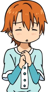 ☺️ Anime, Personaje, Manga, Lindo, Kawaii, Dibujo animado telegram sticker