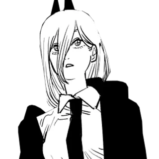 🤨 Quanxi Chainsaw Man anime, manga, quanxi, chainsaw man telegram sticker