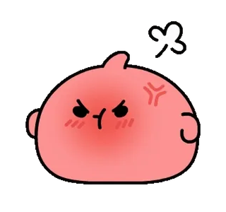 Fluffy White • @xxyuji whatsapp stickers