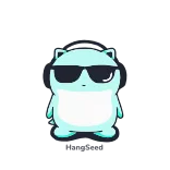 😎 carino, fico, occhiali da sole, cuffie, personaggio whatsapp sticker