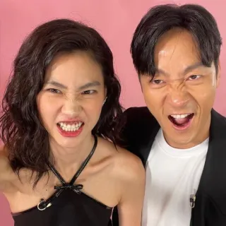 🌟 people, portrait, facial expression, woman, man telegram sticker