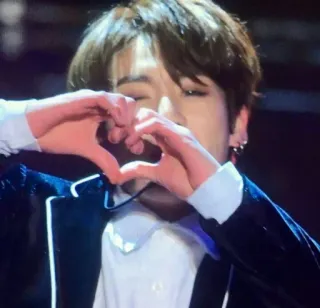 🥺 Jungkook Jungkook, BTS, K-pop, heart, idol, singer, performer telegram sticker