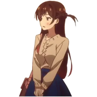 👼 Chica anime, Anime, Dibujos animados, Chizuru, Mizuhara Chizuru, Rent a Girlfriend telegram sticker