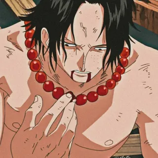 🔥 Ace One Piece Anime, One Piece, Ace, Manga, Pirata, Fuoco, Sangue telegram sticker