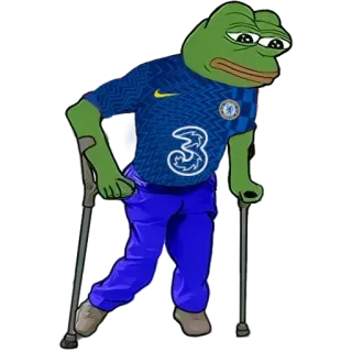 🚑 Pepe the Frog 페페, 개구리, 밈, 첼시 telegram sticker