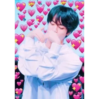 😀 愛, ハート, KPOP, アイドル, 可愛い, 人 telegram sticker