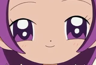 🙃 аниме, мультфильм, глаза, девушка, лицо telegram sticker
