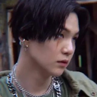 🖤 Suga kpop, suga, bts, idola, musik, korea, penyanyi telegram sticker
