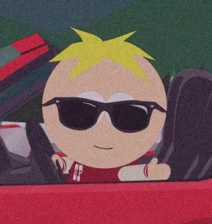 🌟 Butters Stotch South Park Butters Stotch, South Park, Dibujos animados, Animado, Gesto ofensivo whatsapp sticker