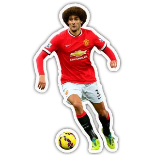 ▶ Marouane Fellaini futebol, futebol americano, atleta, esporte, jogador telegram sticker