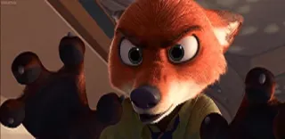 🦊 Nick Wilde Zootopia raposa, zootopia, desenho animado, animação, disney telegram sticker