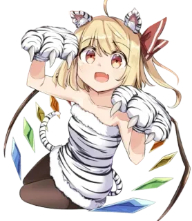 😾 anime, personaggio, tigre, kawaii, animale, illustrazione telegram sticker
