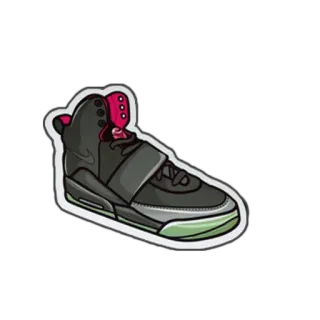 👟 Sneakers, Sepatu, Alas kaki, High tops, Sneakerhead, Fesyen, Gaya telegram sticker