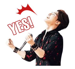 👐 YES! sì, celebrazione, successo, felice, eccitato whatsapp sticker