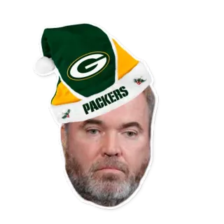 🎉 PACKERS green bay packers, sepak bola amerika, nfl, natal, topi santa, olahraga whatsapp sticker