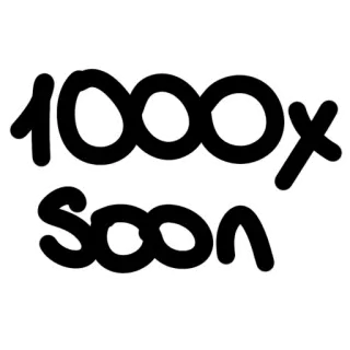 ⬆️ 1000x
soon 1000x, bientôt, texte, message telegram sticker