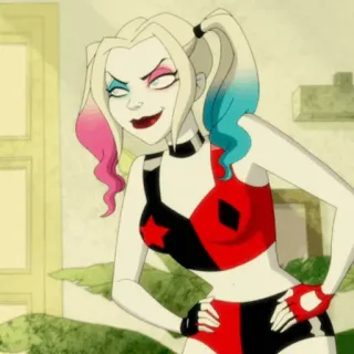🎪 Harley Quinn 할리 퀸, DC 코믹스, 악당, 만화 캐릭터, 만화, 애니메이션 telegram sticker