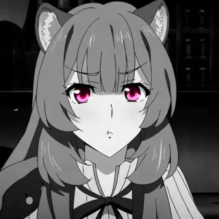 💗 Raphtalia The Rising of the Shield Hero Anime, Cartone animato, Personaggio immaginario, Videogioco, Arte telegram sticker