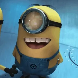🍌 Minion Minion, Cartoon, lustig, gelb telegram sticker